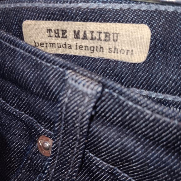 AG ADRIANO GOLDSCHMIED THE MALIBU BERMUDA SHORT BLUE DENIM  27 - Picture 4 of 5